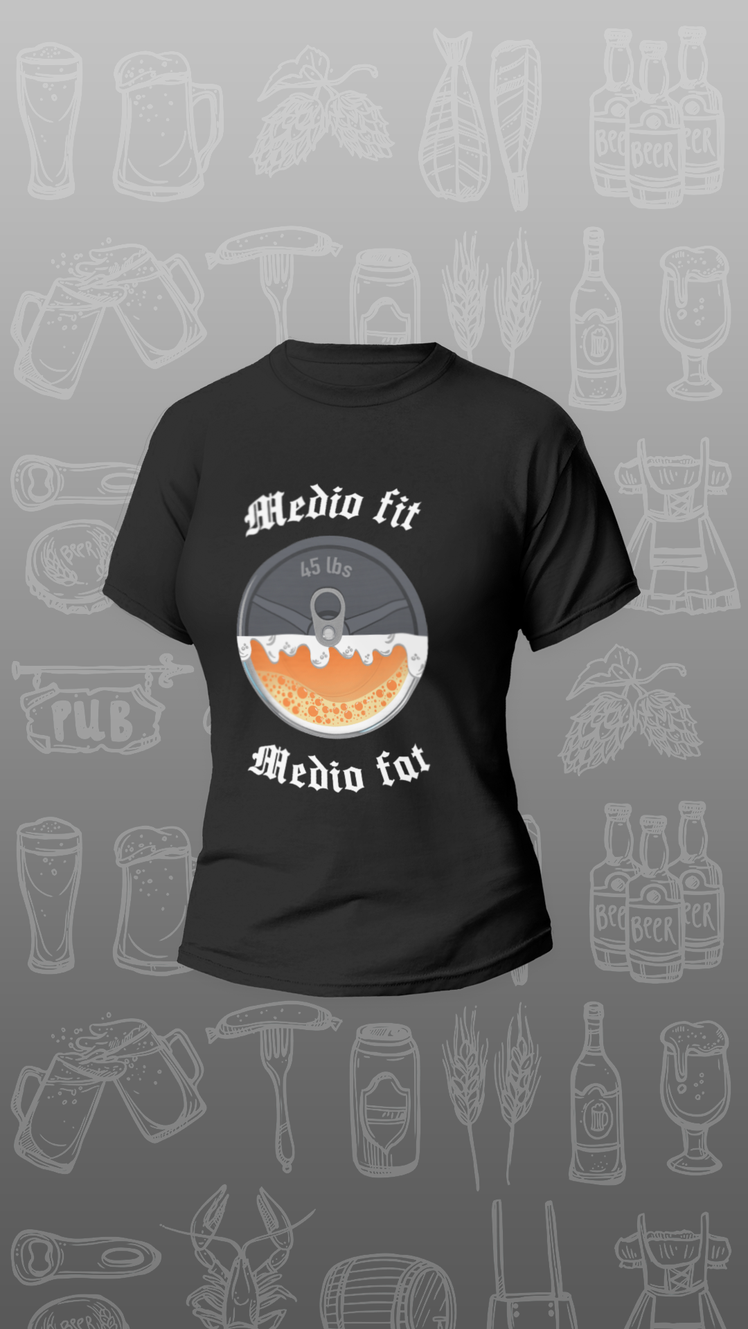 Playera Disco Cerveza