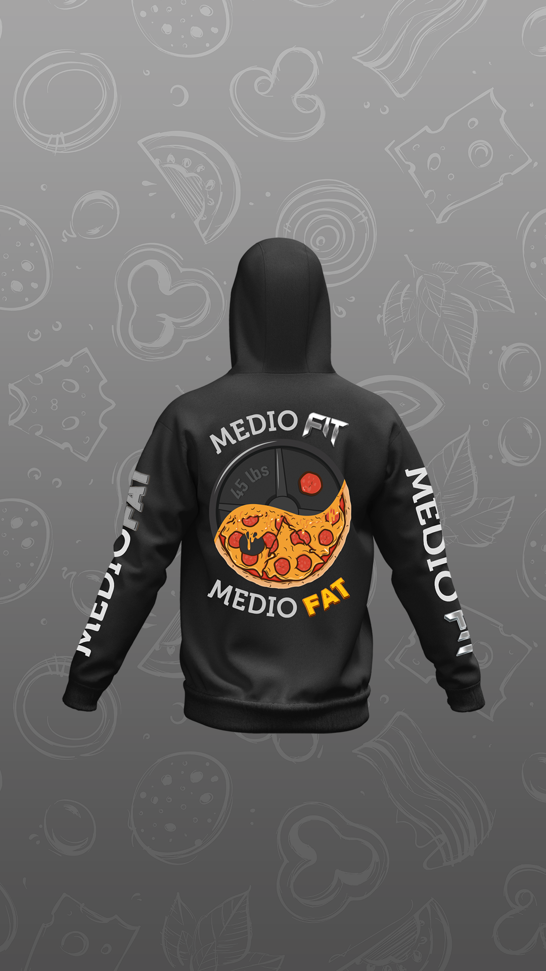 Hoodie Disco Pizza