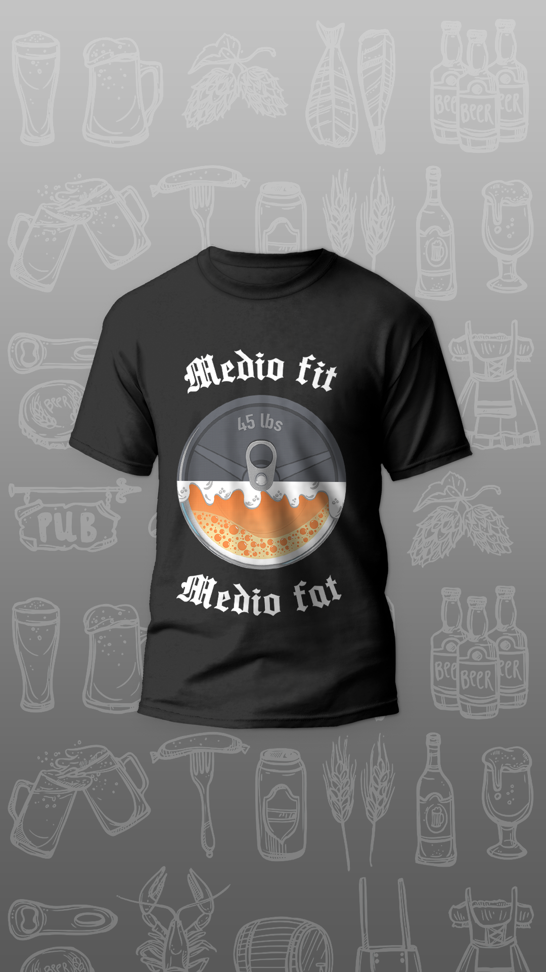 Playera Disco Cerveza